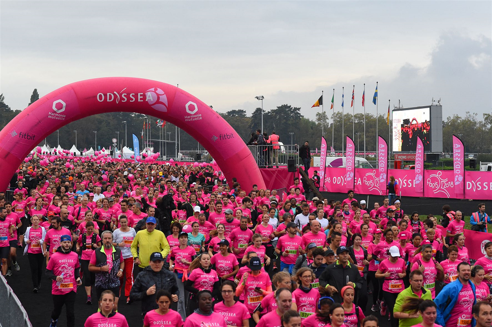La course/ marche Odyssea Paris : tous engagés dans la lutte contre le cancer avec Gustave Roussy