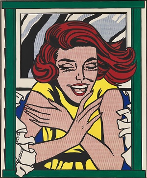 Roy Lichtenstein, Girl in Window (Study for World’s Fair Mural), 1963 petit